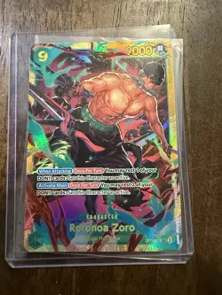 One Piece TCG Wings of the Captain OP-06 Roronoa Zoro SEC OP06-118 - Image 1