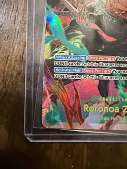 One Piece TCG Wings of the Captain OP-06 Roronoa Zoro SEC OP06-118 - Image 5