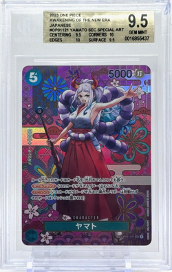 One Piece Yamato Awakening of New Era Japanese SP OP01-121 BGS 9.5 Gem Mint TCG - Image 1