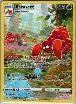 Parasect TG01/TG30 SWSH11: Lost Origin Trainer Gallery - Pokemon Card - NM - Image 1