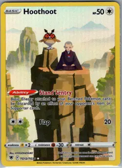 Hoothoot TG12/TG30 SWSH10: Astral Radiance Trainer Gallery - Pokemon Card - NM - Image 1
