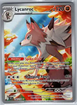 Lycanroc 166/159 SV09: Journey Together - Pokemon Card - NM - Image 1