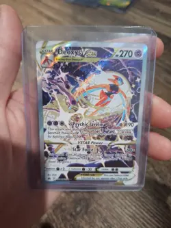 Deoxys VSTAR GG46/GG70 Crown Zenith Galarian Gallery Pokemon Card NM - Image 1