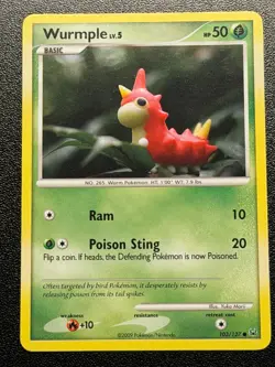 Wurmple 103/127 Platinum Yuka Morii Pokemon Card - Image 1