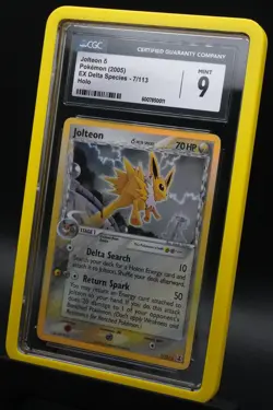 Jolteon 7/113 EX Delta Species English Pokemon Card CGC 9 - Image 5