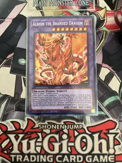 Albion The Branded Dragon Prismatic Secret Rare MP22-EN076 Yugioh - Image 1