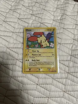 Pokemon TCG Plusle Holo Rare Card 5/17 Pop Series 3 LP - Image 1