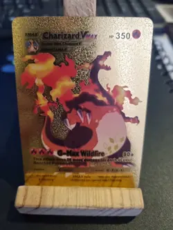 Charizard Vmax 143/293 Pokemon Gold Card Brand New - Image 3