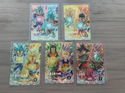 Dragon Ball Super Divers card PUR SDV8-PUR 1-5 complete set Japanese Son Goku - Image 1