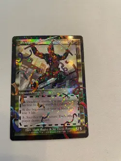 Deadpool, Trading Card (7129) (Pool Party Foil) Secret Lair Drop Foil - Image 1