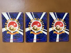 3x Card Pokemon Vintage Japanese Holo Lot - NM/LP - Azumarill, Slowking, Kingdra - Image 5