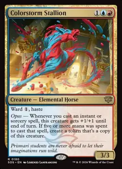 Colorstorm Stallion - #180 - Secrets of Strixhaven - NM MTG - Image 1