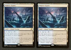 2x Watery Grave #261 Edge of Eternities Magic the Gathering NM - Image 1