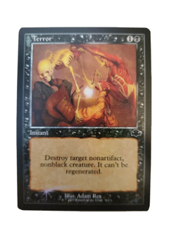 1x Terror Retro Frame FOIL Dominaria Remastered MTG Magic the Gathering NM - Image 1