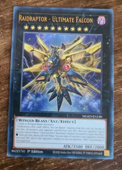Raidraptor - Ultimate Falcon MGED-EN140 Yu-Gi-Oh! Yugioh! 1st Edition - Image 1