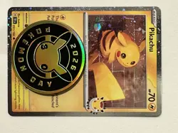 Pokemon Pikachu Promo Stamped Holo Card TEF 051/162 Pokemon Day 2026 English - Image 3