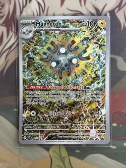 Pokemon TCG Magneton SVP 159 Surging Sparks Promo Card Near Mint Condition - Image 1
