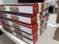 5x Pokemon Ascended Heroes First Partners Deluxe Pin Collection TCG - Image 2