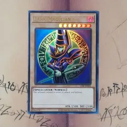 Dark Magician LOB-EN005 25th Anniversary SR Holo NM Yugioh Card English - Image 1