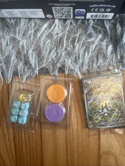 Pokemon TCG Surging Sparks ETB -NO PACKS- CONTENTS ONLY - Promo, Dice, Sleeves - Image 5