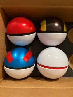 Set of 4 - Pokemon TCG Pokeball Tins Empty - NO PACKS Ultra Great Premier - Image 2