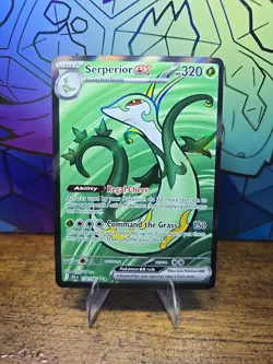 Pokemon TCG Serperior EX 156/086 Black Bolt Ultra Rare S&V NM - Image 1