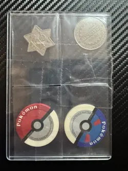 LOT OF 4 Vintage 1995-2009 Japanese Pokemon Coins Porygon *BTX - Image 2