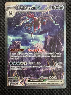 Pokemon Hydreigon ex 169/086 White Flare Special Illustration Rare SIR NM - Image 1