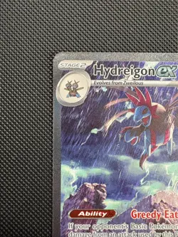 Pokemon Hydreigon ex 169/086 White Flare Special Illustration Rare SIR NM - Image 3