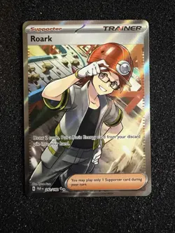 Roark - 242/182 - Paradox Rift - Pokemon TCG -Full Art Trainer Ultra Rare - Image 1