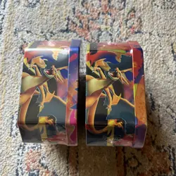 2 Pokemon TCG Mega Charizard X + Y ex Tin Bundle Sealed New - Image 4