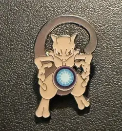 Official Pokemon TCG Hidden Fates Mythical Mew & Mewtwo Enamel Pin Set 2019 - Image 3