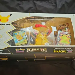 Pokemon TCG Celebrations Premium Figure Collection Box Pikachu VMAX - Image 2