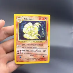 1999 Pokemon Unlimited Ninetales Rare Holo #12/102 - Image 1