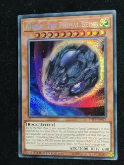 YUGIOH NIBIRU, THE PRIMAL BEING SECRET RARE NEAR MINT TN19-EN013 - Image 1