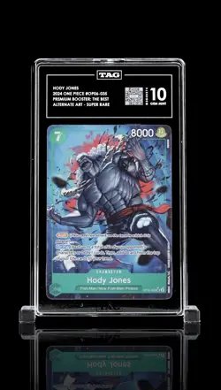TAG 10 One Piece OP06-035 SR* Hody Jones Alt Art- English - Wings of the Captain - Image 1