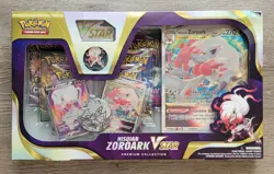 Hisuian Zoroark VSTAR Premium Collection Box - New Sealed - Pokemon TCG Cards - Image 1