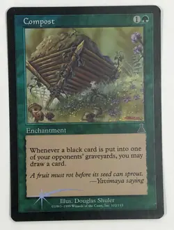 MTG COMPOST (FOIL) Urza's Destiny (OldManMTG 001-596) - Image 1