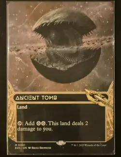 MTG Ancient Tomb (0001) (Borderless) Edge of Eternities: Stellar Sights Regular - Image 1