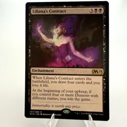 Magic The Gathering Core Set 2019 Liliana's Contract Regular LP - Image 1