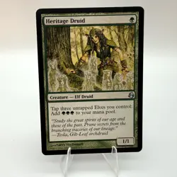 Magic The Gathering Morningtide Heritage Druid Regular NM - Image 1