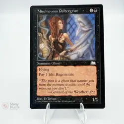 Magic: The Gathering Mischievous Poltergeist Weatherlight NM - Image 1