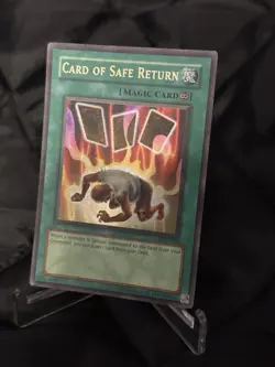 YuGiOh Card of Safe Return LON-029 Ultra Rare Unlimited Edition - Image 1