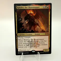 Magic The Gathering Ravnica Allegiance Rakdos, the Showstopper Regular NM - Image 1