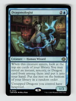 Dragonologist*Foil* Tarkir: Dragonstorm 42 NM - Image 1