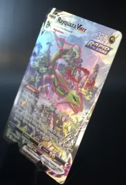 [ART CARD] Rayquaza VMAX 218/203 Holo CUSTOM MADE *READ DESCRIPTION* - Image 3