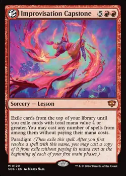 Improvisation Capstone X1 FOIL -NM/M- Secrets of Strixhaven - Image 1
