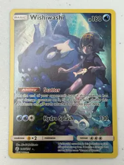 Pokemon TCG Wishiwashi Cosmic Eclipse 240/236 Holo Secret Rare NM - Image 1