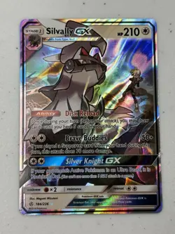 Pokemon Silvally GX 184/236 SM Cosmic Eclipse Holo NM - Image 1