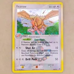 Fearow 24/112 Firered & Leafgreen Pokemon Trading Card Game Reverse Holo LP - Image 1
